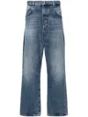 Givenchy Distressed Faded Jeans In Indigo Blue