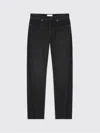 Givenchy Couture Seam Straight Fit Shadow Washed Jeans In Black
