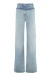 Givenchy Wide-leg Jeans In Pale Blue