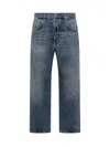 Givenchy Logo Plaque Jeans Blue In Blue
