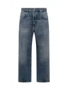Givenchy Logo Plaque Jeans Blue In Indigo Blue