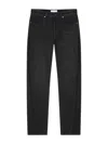 Givenchy Couture Seam Straight Fit Shadow Washed Jeans In Black