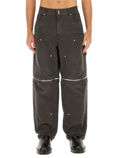 Givenchy Jeans With Zip In Black