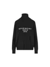 Givenchy Paris 1952 Turtleneck Knit Sweater In Black