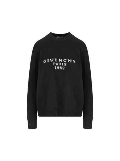 Givenchy Long-sleeved Sweater In Black