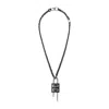 Givenchy Black Small Lock Necklace In Black