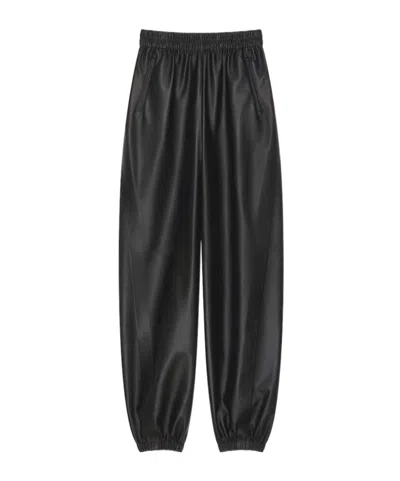 Givenchy Jogger Pants In Nappa Leather In Black