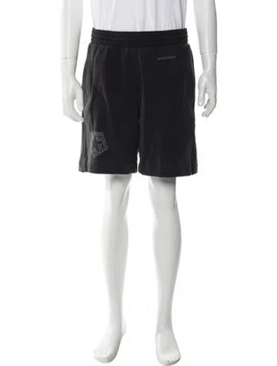 Pre-owned Givenchy Jogger Shorts In Gray