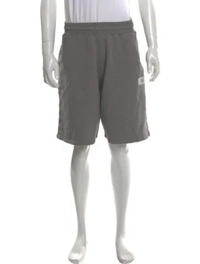 Pre-owned Givenchy Jogger Shorts In Gray