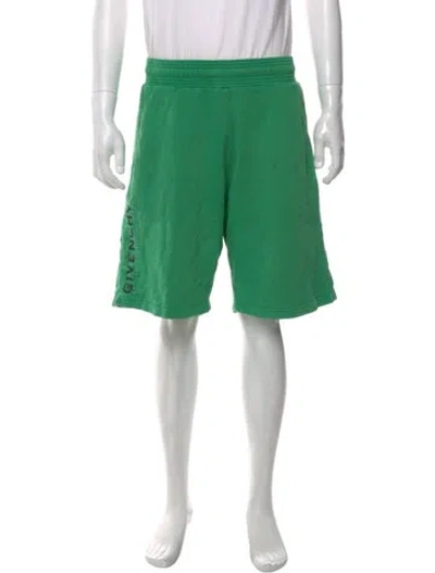 Pre-owned Givenchy Jogger Shorts In Green