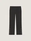 Givenchy Joggers In Wool With  Paris Gros Grain In Black