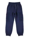 Givenchy 4g Cotton-blend Trousers In Blue