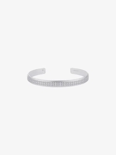 Givenchy Open Cuff In Metal In Silvery