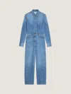 Givenchy Jumpsuit In Washed Denim