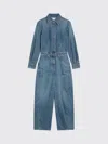 Givenchy Denim Jumpsuit With Back And Front Pockets In Blue