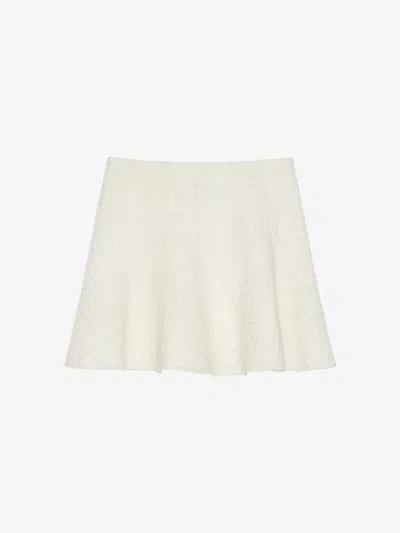 Givenchy Jupe En Tweed In Ecru