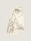 Givenchy Jupe Longue En Satin Avec Naud Et Broderies In White