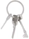 Givenchy Key Charm Keyring In Metallic