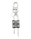 Givenchy Key Ring Silver Size - Zamak, Aluminum, Brass In Silver
