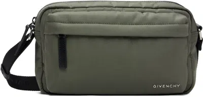 Givenchy Khaki Essential U Crossbody Nylon Bag