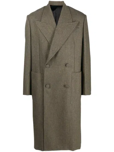 GIVENCHY KHAKI OVERSIZED COAT