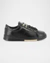 Givenchy Leather Low-top Sneakers In Black