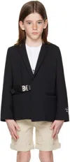 Givenchy Logo-buckle Fastened Blazer In 09b Black