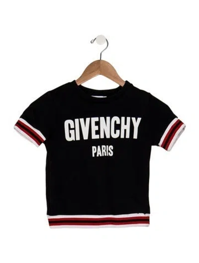 Pre-owned Givenchy Kids' Boys' Patterned Short Sleeve Shirt In Black