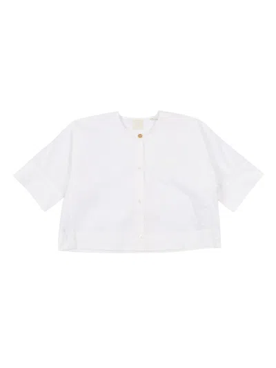Givenchy Kids Camicia M/c In White
