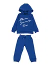 Givenchy Kids Completo Jogging In Blue