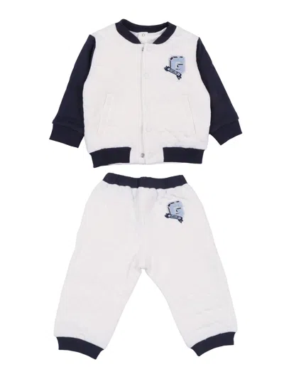 Givenchy Kids Comp.tee Shirt+pantal.+cardig. In White