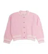 Givenchy 4g-jacquard Press-stud Cardigan In Pink