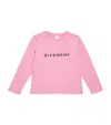 Givenchy Longsleeve Aus Baumwoll-jersey In Pink