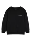 Givenchy Crew Neck Logo Sweatshirt In Black