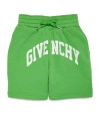 GIVENCHY KIDS CURVED-LOGO SHORTS (4-12+ YEARS)