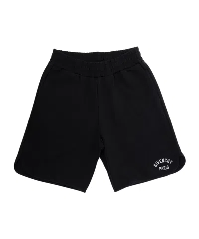 GIVENCHY GIVENCHY KIDS LOGO EMBROIDERED SHORTS