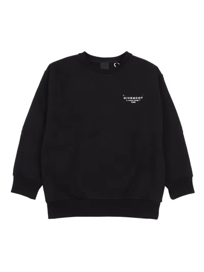 Givenchy Kids Felpa In Black