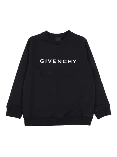 Givenchy Kids Felpa In Black