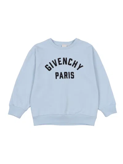 Givenchy Kids Felpa In Blue