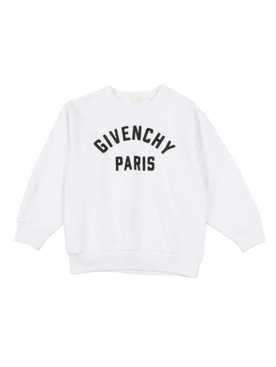 Givenchy Kids Felpa In White