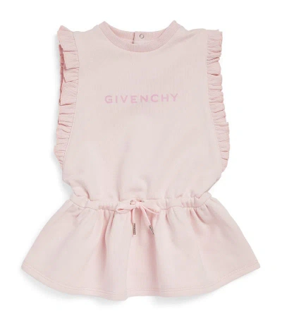 Givenchy Babies' Girls Pink Cotton Jersey Dress