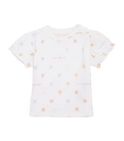 Givenchy Kids' Frill-sleeve T-shirt (2-3 Years) In White