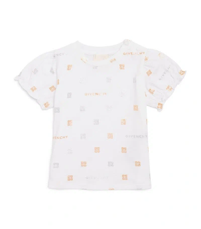 Givenchy Kids Frill-sleeve T-shirt (6-18 Months) In White