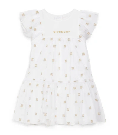 Givenchy Kids Frill-trim 4g Dress (24-36 Months) In White