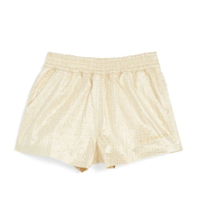 Givenchy Kids' Jacquard 4g Shorts (4-12+ Years) In Beige