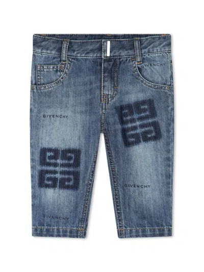 Givenchy Kids Jeans In Blue