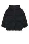 Givenchy Kids Quilted Hooded Jacket With Front Zip For Boys In Black