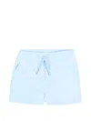 Givenchy Kids Kids Mini Mesh Lined Joggers With Drawstring In Clear Blue