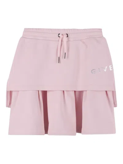 Givenchy Kids Kids' Sophisticated Waistband Skirt In Pink