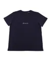 Givenchy Kids Logo Embellished Crewneck T-shirt In Blue